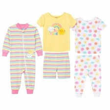 Little Me Kids' 5-piece Cotton Pajama Set, Rainbow