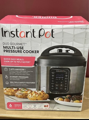 #ad #ad Instant Pot 6 QT Duo Gourmet Multi Use Pressure Cooker $99.00