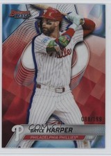 2025 Bowman's Best Aqua Lava Refractor 88/199 Bryce Harper #65