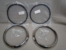 47 48 49 50 51 52 53 Chevy Truck Headlight Bezels Kit 49-52 Car Headlight Rings
