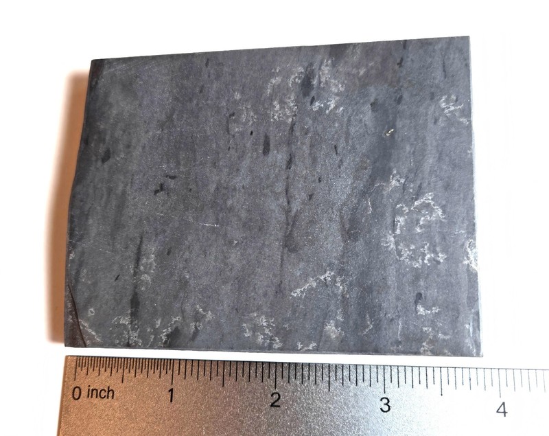 Pennsylvania Figured Gray Slate Knife-Razor 10K Finishing Stone