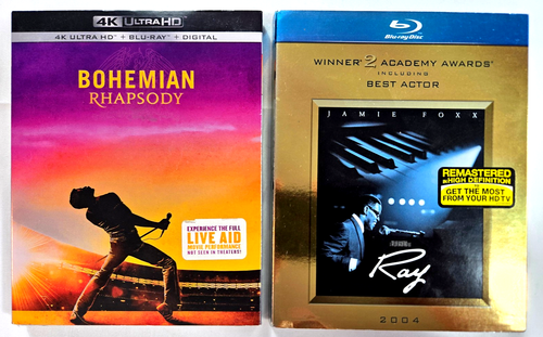 Bohemian Rhapsody 4K+Slip Cover & Bonus Musical Biopic Blu-ray: Ray ...