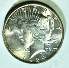 1924-P Peace Dollar – 90% Silver – Free US Shipping