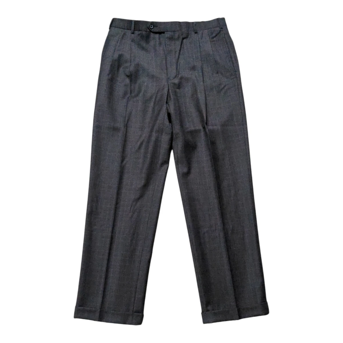 Pantalon large plissé en jersey brossé (Long) | FR