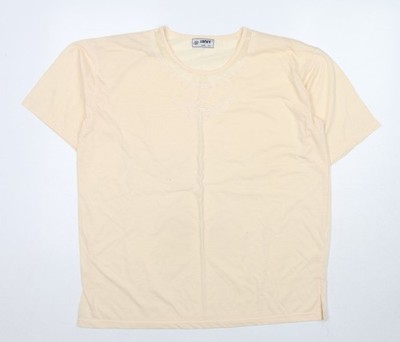 Basic-T-Shirt Damen UK Größe XL Lucky gelb