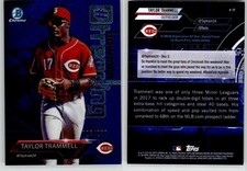 Taylor Trammell 2018 Bowman Chrome #trending Purple Mojo /250 Reds