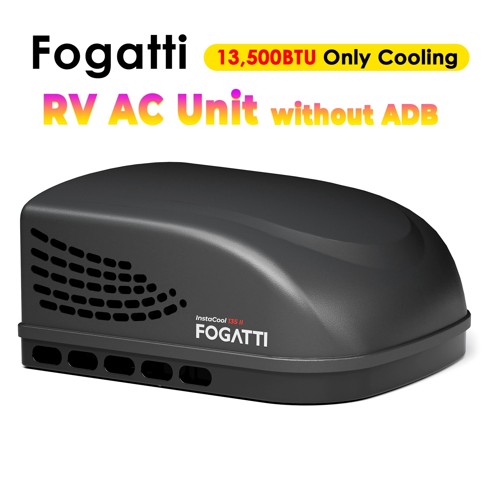 13500 BTU RV Air Conditioner Rooftop AC Unit Cooling Camper Non-Ducted 115V