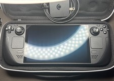 Valve Steam Deck Oled 512gb Black Console With Charger Case - Great Condition