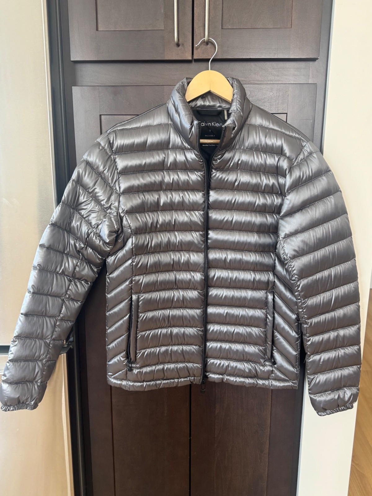 Calvin Klein Men's Down Puffer Packable Jacket (MEN’S SMALL)