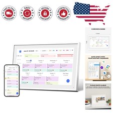 10.1'' Smart Digital Calendar Meal Planner with Photo Frame Functionality