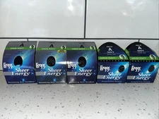 (5)Leggs  Sheer Energy Pantyhose Sheer Panty Size A Sheer Panty 60822, NAVY, NIP