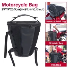 Waterproof Motorcycle Tail Bag Backpack Rear Seat Luggage Storage Shoulder Bag