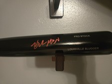Kyle Manzardo Auto bat (Louisville Slugger Pro Stock) JSA Authentic