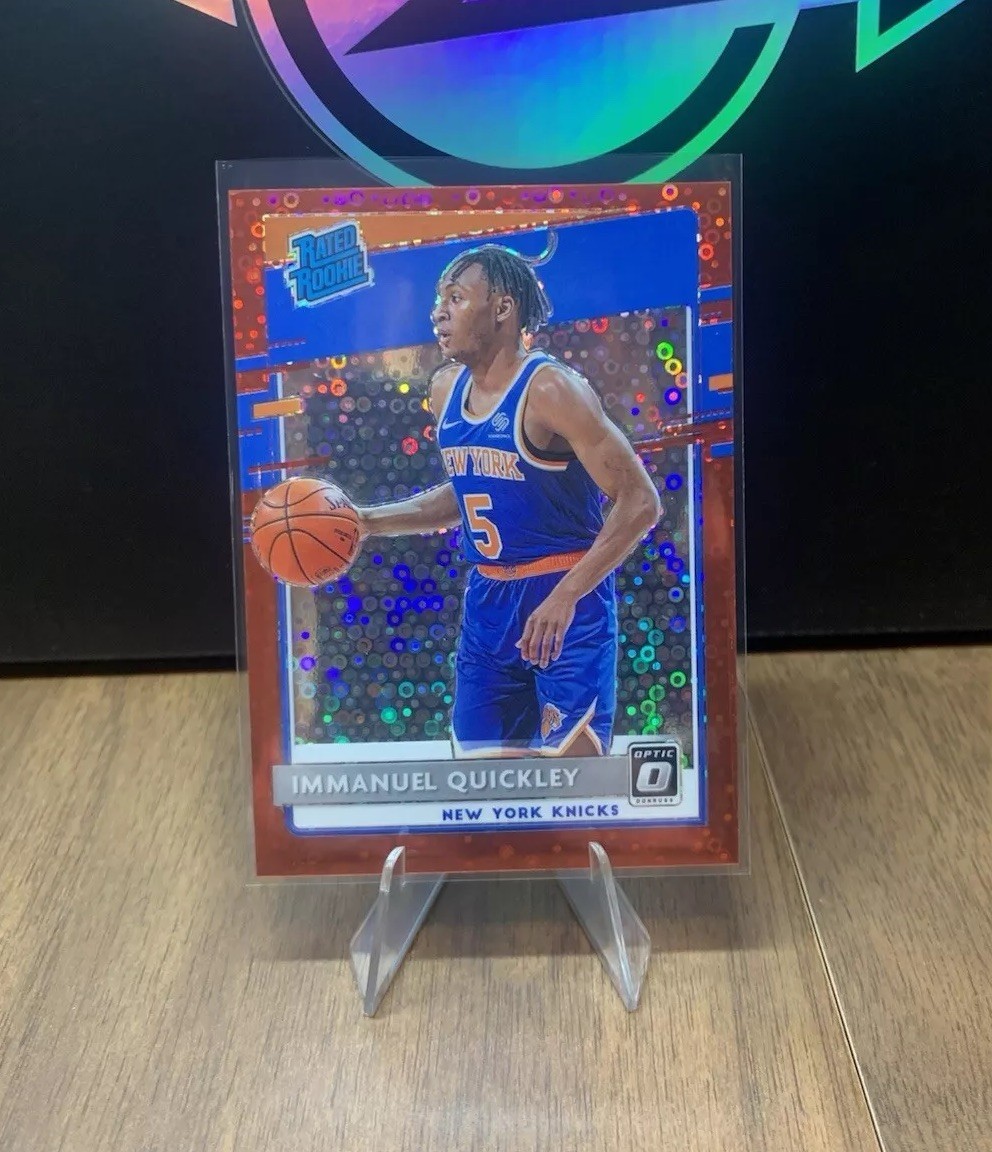 2020-21 Donruss Optic Fast Break Red /85 #175 Immanuel Quickley Rookie Card RC
