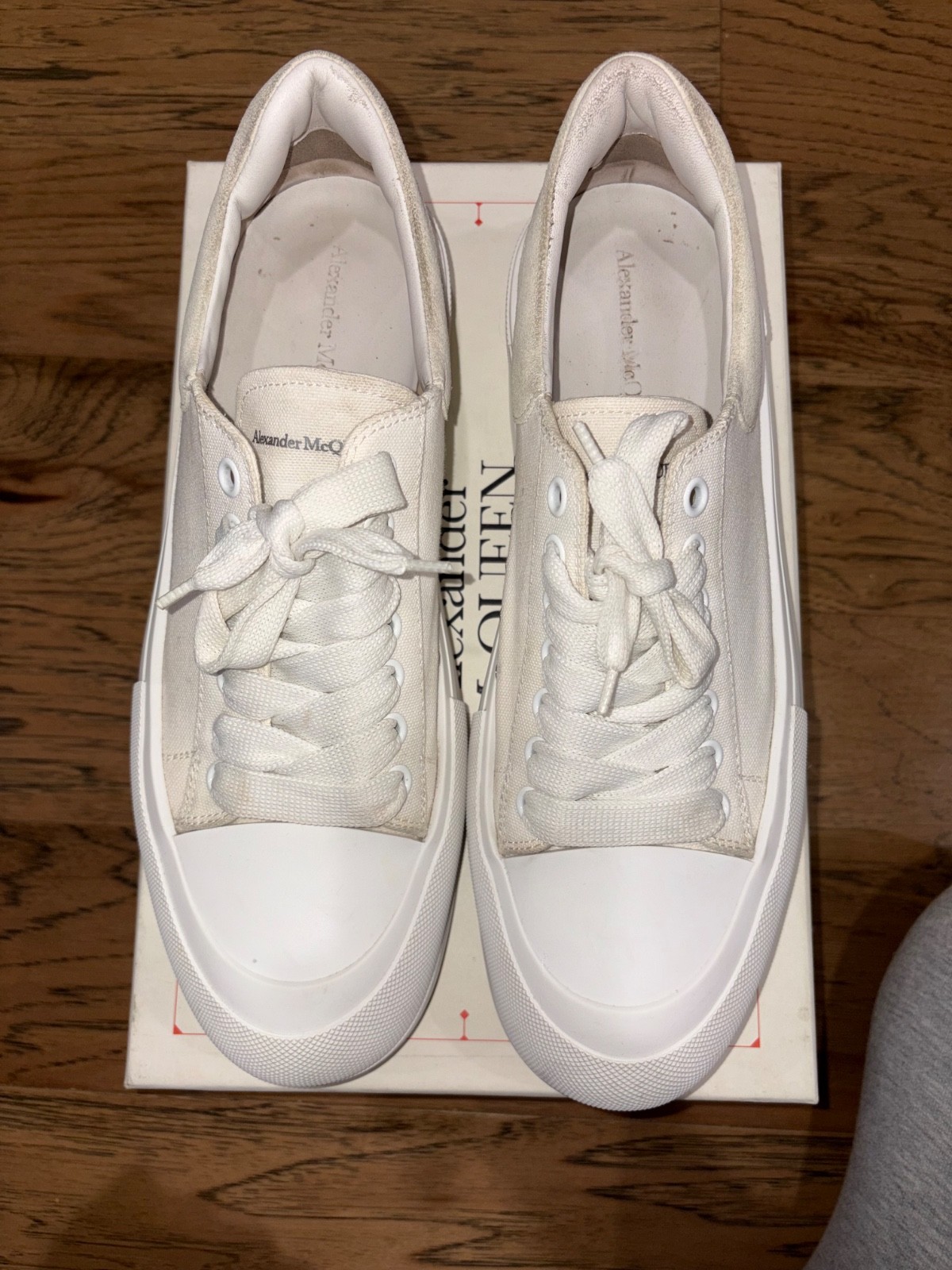 ALEXANDER McQUEEN WHITE/WHITE/WHI 46E - image 5