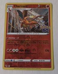 Charizard 010/078 Pokémon GO Reverse Holo Rare