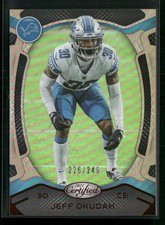2021 Panini Certified #69 Jeff Okudah Mirror Bronze #/249 Lions