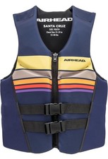Airhead Santa Cruz Life Vest Multiple Sizes Swim Vests Youth Children 55-88 Lbs