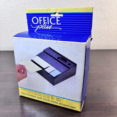 Office Plus Fan-Folded Self Stick Note Dispenser By Pronoti