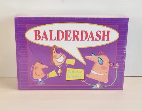 Balderdash 1995 Vintage Sealed Board Game Hilarious Bluffing Parker Brothers NIB