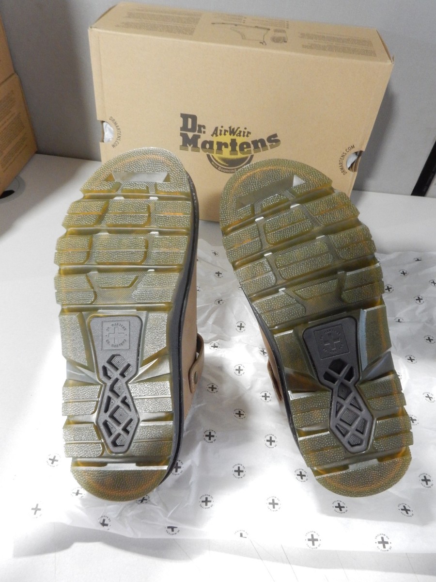 NEW Dr Martens Zebzag mule Porcelain Tan Wilderness Men/ Woman