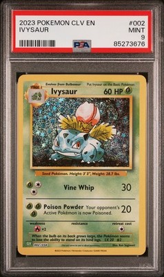 PSA 9 - Ivysaur CLV 002 - Classic: Venusaur & Lugia ex Deck - Pokemon TCG ENG