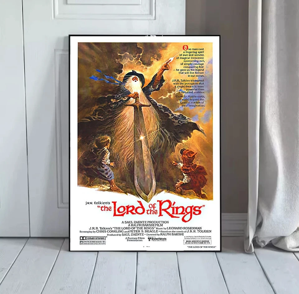 Der Herr der Ringe - Filmplakat / Druck (1978 animiert