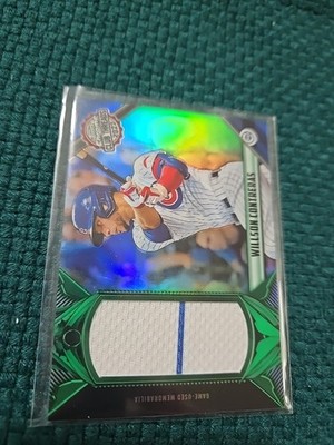 2022 Topps Chrome - Topps Chrome Relics Willson Contreras Green Refractor 53/99