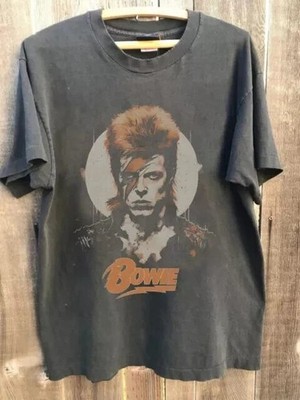 David Bowie Shirt, David Bowie T-shirt Unisex Charcoal Cotton Men Women