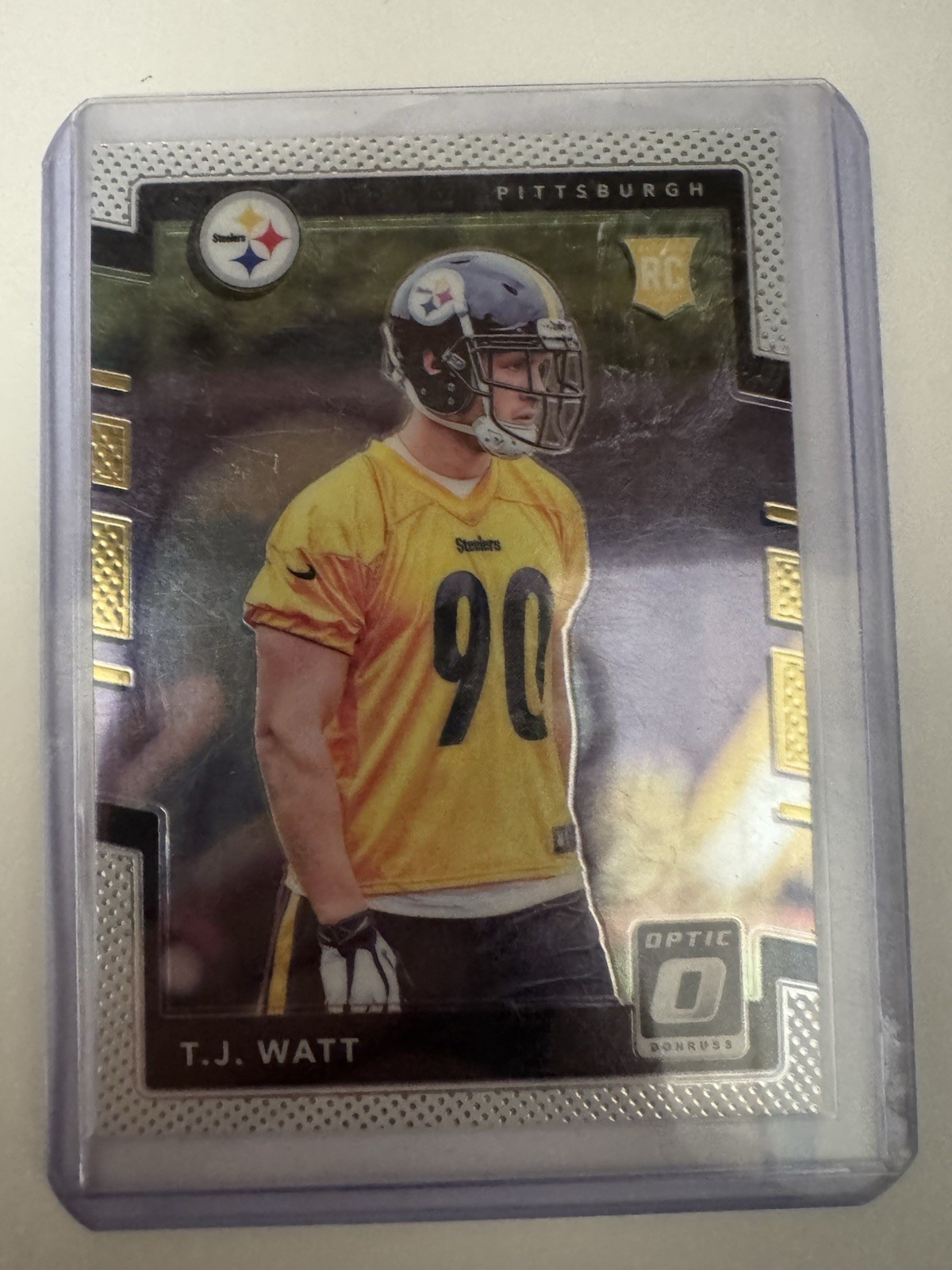Panini 2017 Donruss Optic Rookie Base T.J. Watt #122 Pittsburgh Steelers NFL