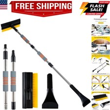 53 Extendable Retractable Snow Brush & Ice Sc...