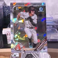 2019 Bowman Chrome Draft Sapphire Edition Corbin Carroll #BDC-125 Diamondbacks