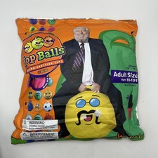Hop Balls Adult Size Bounce Ball With Pump For exercise   PINK COLOR  