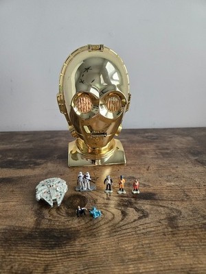 1994 Galoob Micro Machines Star Wars C-3P0/Cantina Transforming Playset
