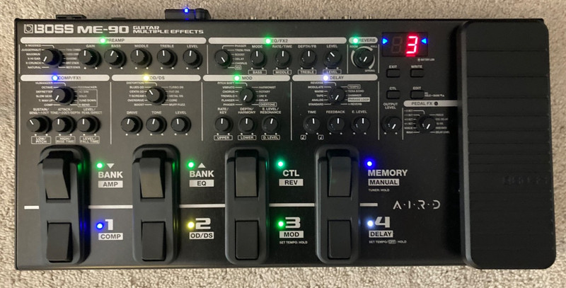 Boss ME-90 Guitar Multi-Effects Pedal (Accessories Included)