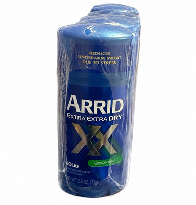 Arrid XX Extra Extra Dry Solid Anti-Perspirant Deodorant Unscented 2.6oz 6pk