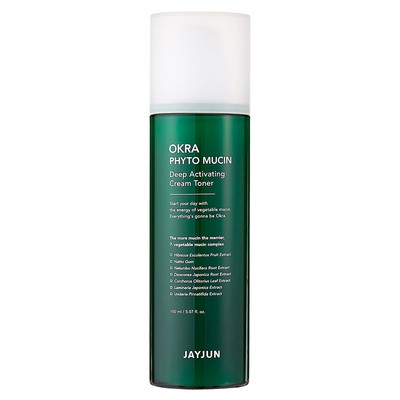 JAYJUN Okra Phyto Mucin Deep Activating Cream Toner 150 ml - Tonik-krem do twarz
