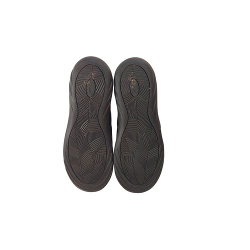 Clarks Ashland Joy Womens 7 Black Leather Slip On Comfort Shoes Loafers Floor - Picture 5 of 6