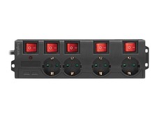 LogiLink LPS251 1.5m Internal Type F Type F CEE 7/4 IP20 1.5mm  Power Strip