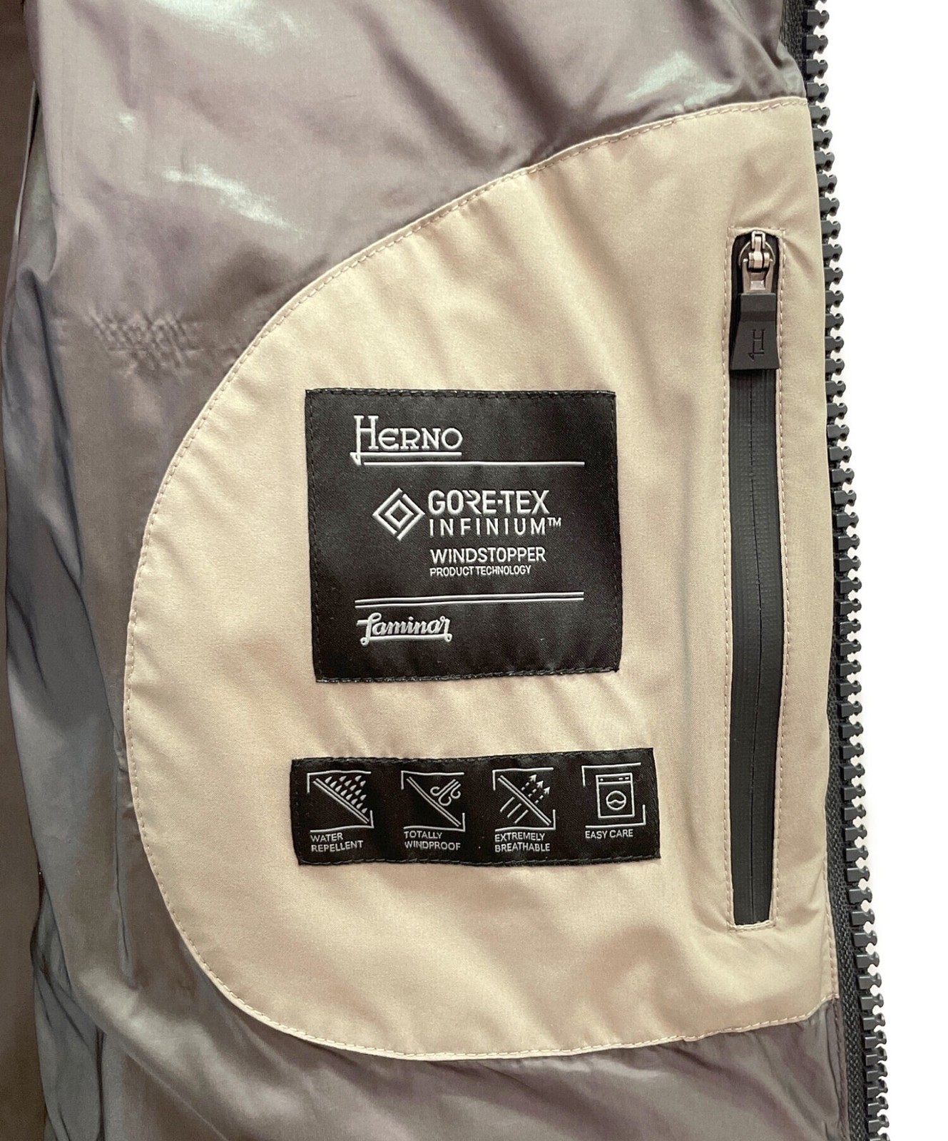 HERNO Down Jacket/ Beige/ Size 40 - image 7