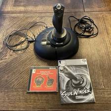 Microsoft SideWinder Force Feedback 2 Part No. X05-63776 Joystick Tested Works