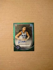 2025-26 NOAH PENDA Bowman Chrome Green Reptilian Refractor Rookie Auto /99 Magic