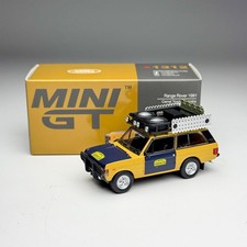 Mini GT 1:64 Range Rover 1981 Camel Trophy Sumatra H.Fischer & W.Bays Car Model