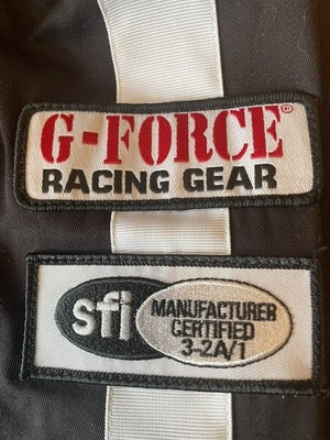 G Force 4372LRGBK GF 105 Black Large Single Layer Racing 3-2A/1 With Gloves