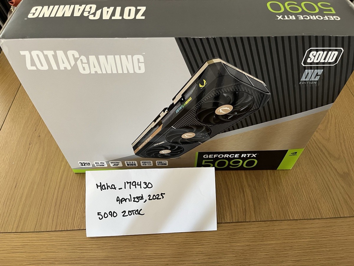 [中古品] ZOTAC GAMING GEFORCE RTX 5090 ZOTAC GAMING Geforce RTX 5090 No Core, No VRAM With Box | eBay