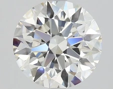 Cert. AGI 2 CT Round Brilliant Natural Mined Diamond Loose F color VVS2 clarity