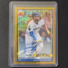 🔌IU 2026 TOPPS SERIES 1 BASEBALL AUTO 1991 CHROME GOLD MOJO /50 JACKSON CHOURIO