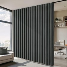 Blackout Room Divider Curtains, Extra Wide Ceiling Panel Sound Proof