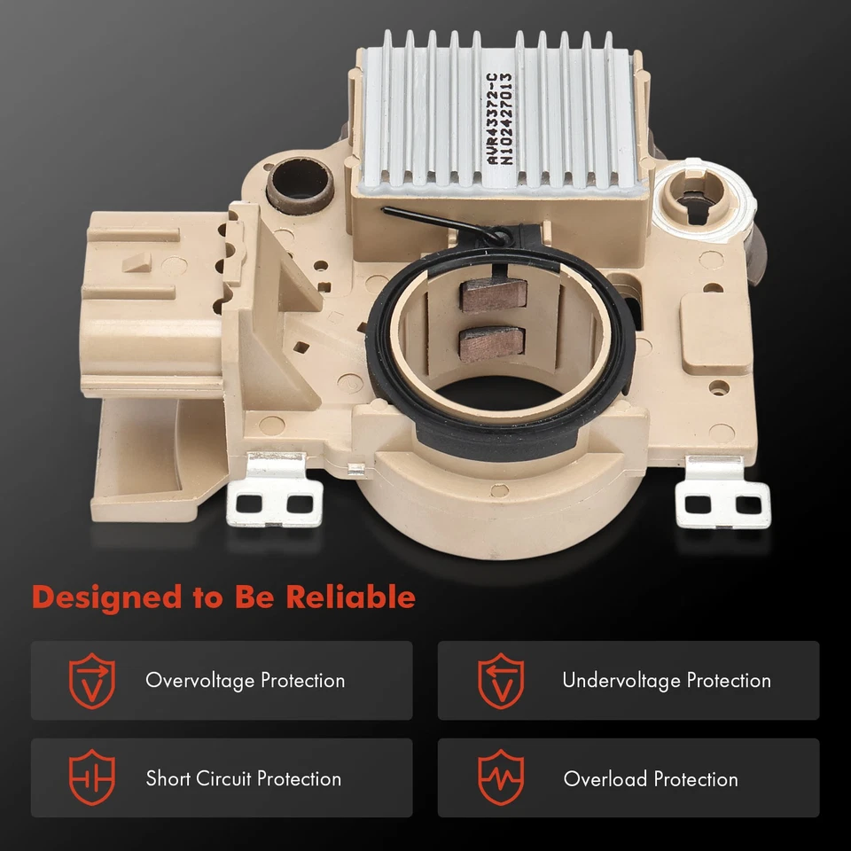 Regulador de voltaje del alternador para Subaru Outback 00-04 10-14 Forester 14,40 voltios Foto 4 de 4