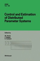 W. Desch (U. A.) | Control And Estimation of Distributed Parameter Systems | X